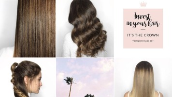 L’esthétique du compte Instagram du salon de coiffure Local B repose sur des images qui sont toujours dans des teintes pâles et claires.